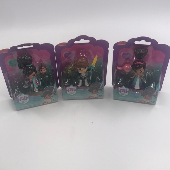 princess nella Other - New lot of 3 the princess knight nella figure sets